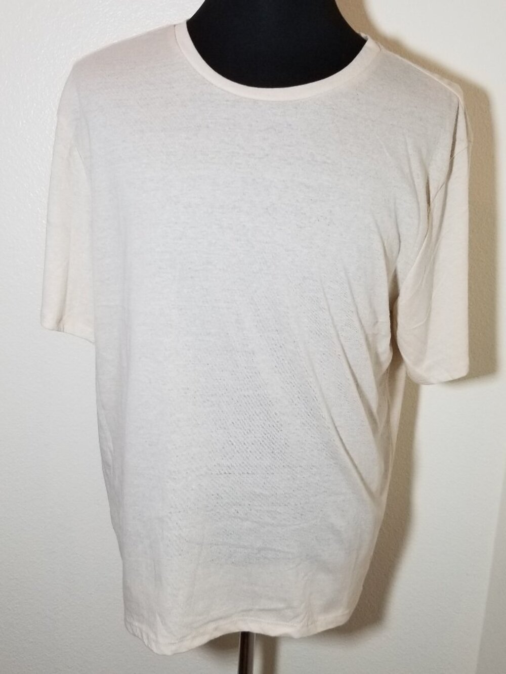 Frye Mens XL Tan Short Sleeve Shirt Retro Street Active City Casual NWOT